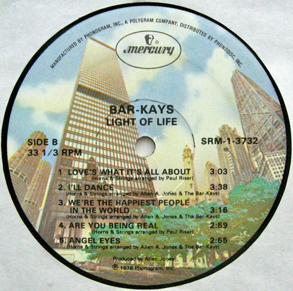 Bar-Kays : Light Of Life (LP, Album, Sou)