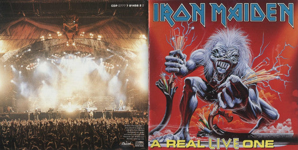 Iron Maiden : A Real Live One (CD, Album)