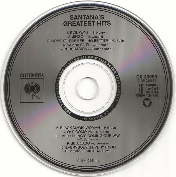 Santana : Santana's Greatest Hits (CD, Comp, RE)