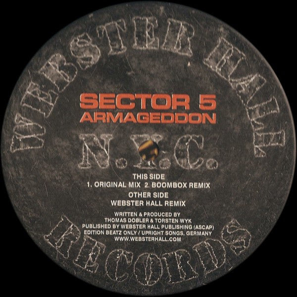 Sector 5 : Armageddon (12")