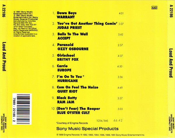 Various : Loud And Proud (CD, Comp)