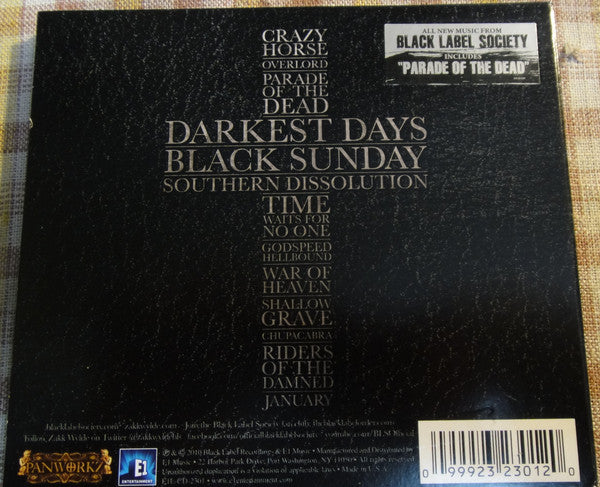 Black Label Society : Order Of The Black (CD, Album, Dig)