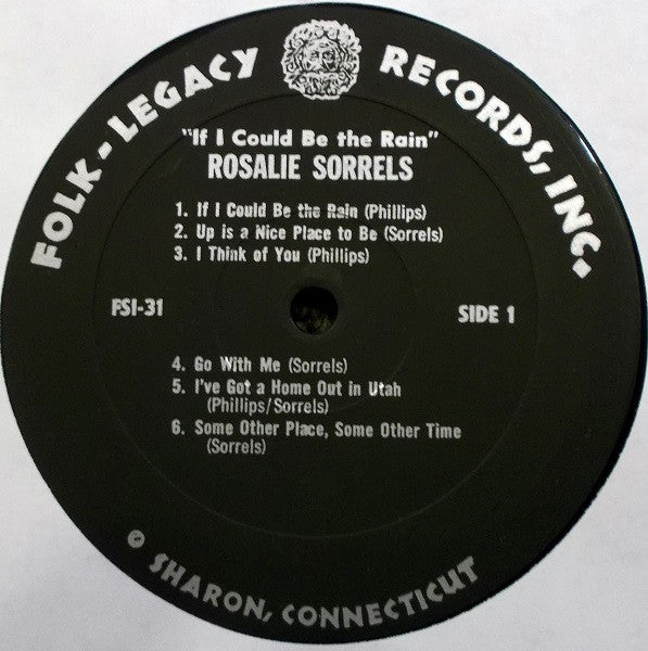 Rosalie Sorrels : If I Could Be The Rain (LP, Album)