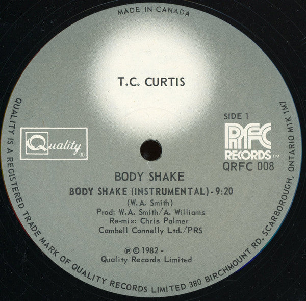 T.C. Curtis : Body Shake (12")