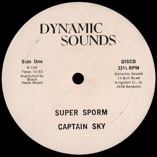 Captain Sky : Super Sporm (12", S/Sided)