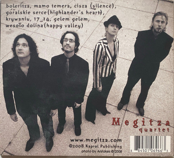 Megitza Quartet : Boleritza (CD, Album)