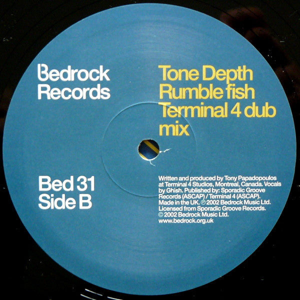 Tone Depth : Rumble Fish (12")