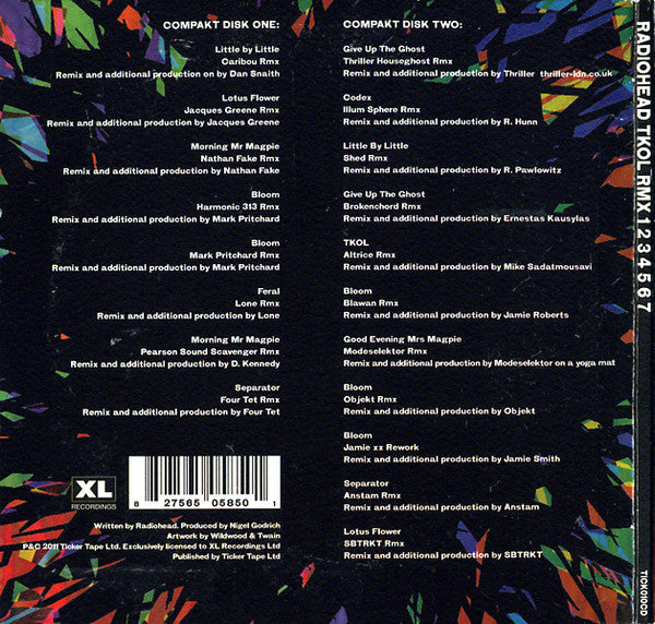 Radiohead : TKOL RMX 1234567 (2xCD, Comp)