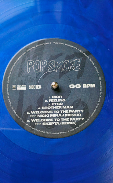 Pop Smoke : Meet The Woo V.1 Mixtape (LP, Mixtape, RE, S/Edition, Woo)