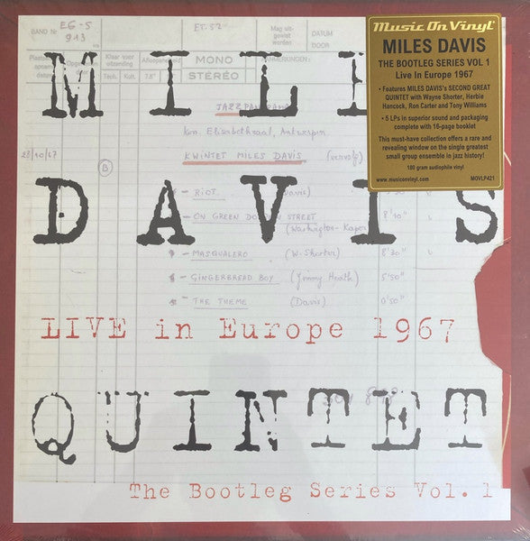 Miles Davis Quintet* : Live In Europe 1967 (The Bootleg Series Vol. 1) (5xLP, Album, RE, RP + Box, Comp, RE)