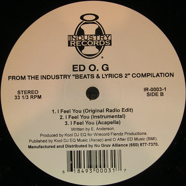 Del Tha Funkee Homosapien / Ed O.G : Help Me Out / I Feel You (12",33 ⅓ RPM)