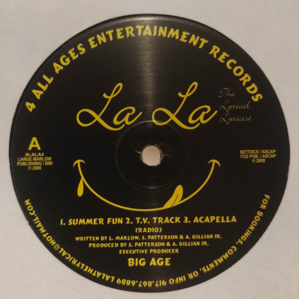 La La The Lyrical Lyricist : Summer Fun (12")