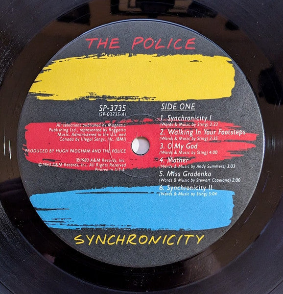 The Police : Synchronicity (LP, Album, YBR)