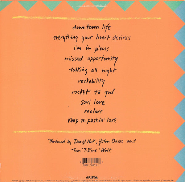 Daryl Hall & John Oates : Ooh Yeah! (LP, Album, Hau)