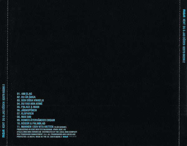 Kent (2) : Du & Jag Döden (CD, Album, Bla)
