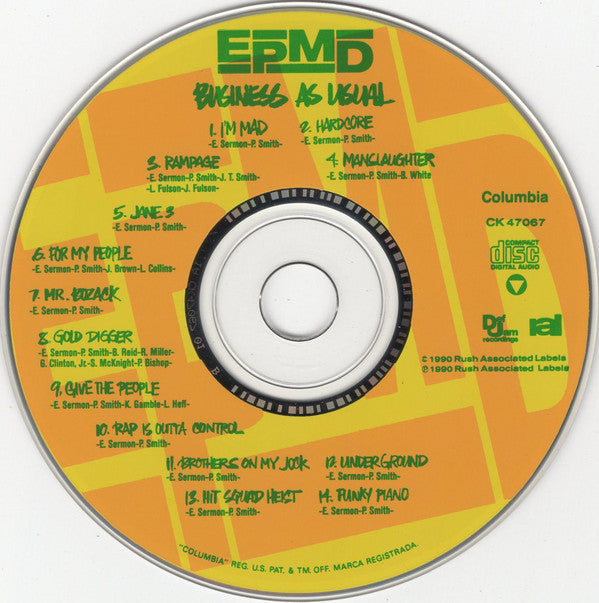 EPMD : Business As Usual (CD, Album)