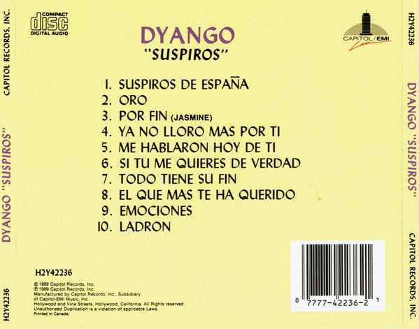Dyango :  Suspiros (CD, Comp)