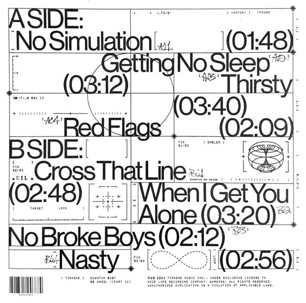 Tinashe (2) : Quantum Baby (LP, Album, Ltd, Bla)