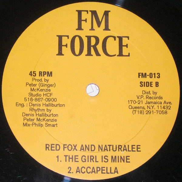 Red Fox (2) And Naturalee : Down In Jamaica  (12")