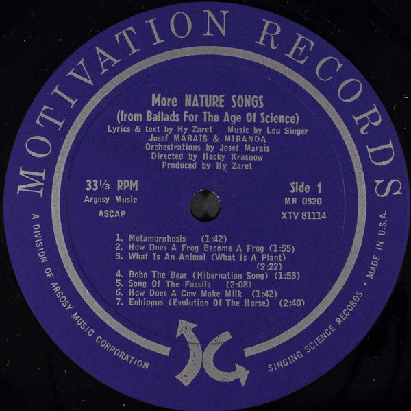 Marais And Miranda : More Nature Songs (From Ballads For The Age Of Science) (LP, Album)