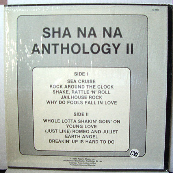 Sha Na Na : Anthology II (LP, Album, Comp)