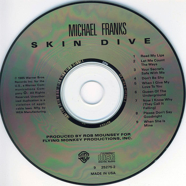 Michael Franks : Skin Dive (CD, Album)