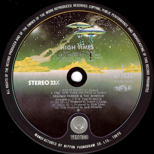 Graham Parker And The Rumour : High Times (LP, Comp)