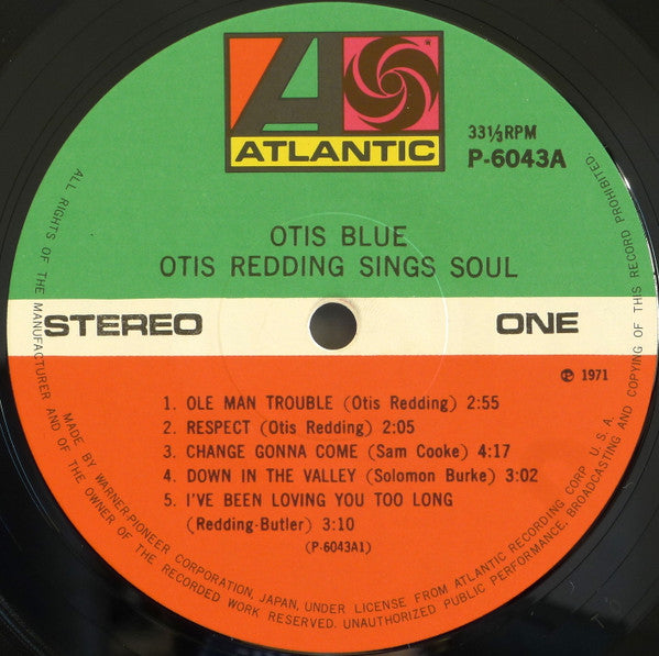 Otis Redding : Otis Blue / Otis Redding Sings Soul (LP, Album, RE)