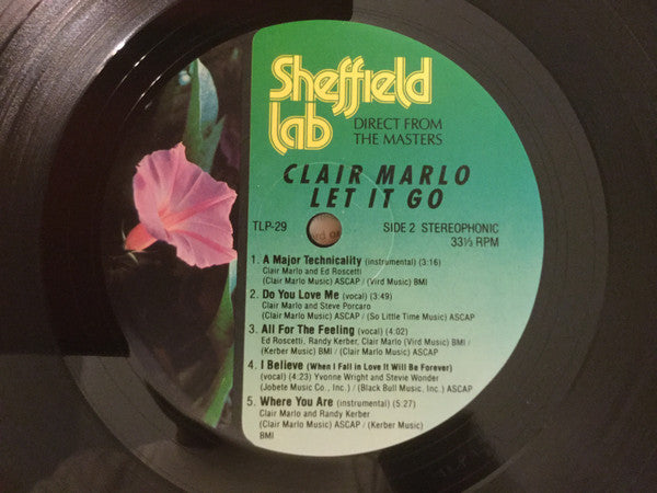 Clair Marlo : Let It Go (LP, Album)