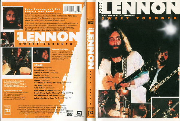 John Lennon And The Plastic Ono Band : Sweet Toronto (DVD-V, Multichannel, NTSC)