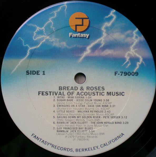 Various : Bread & Roses: Festival Of Acoustic Music (2xLP, Album, San)