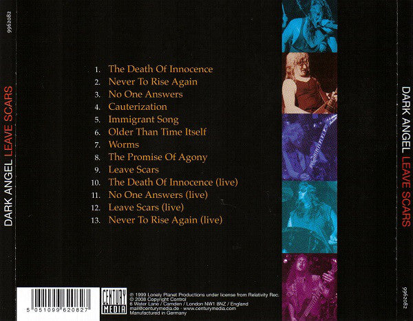 Dark Angel (3) : Leave Scars (Album,Reissue)