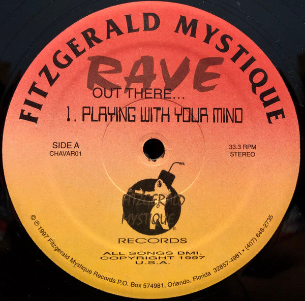 Fitzgerald Mystique : Playing With Your Mind / Manipulate This Groove (12")