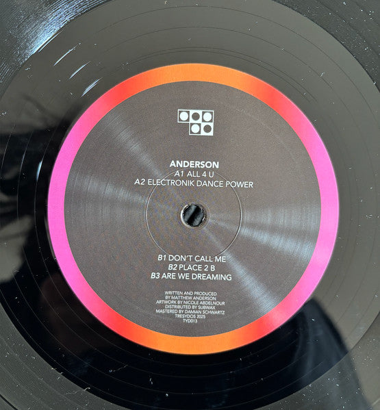 Anderson (26) : All 4 U EP (12", EP)