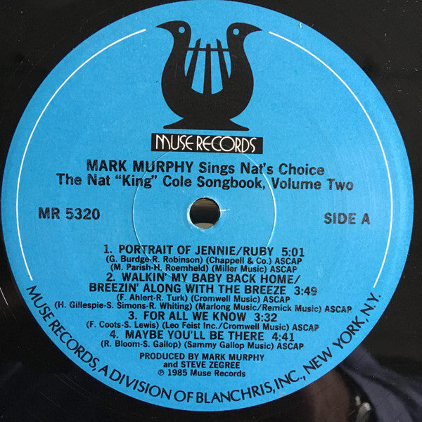 Mark Murphy : Mark Murphy Sings The Nat King Cole Songbook Volume Two (LP, Album)