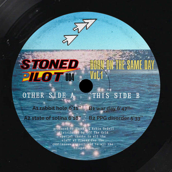 Shonky & Robin Ordell : Born On The Same Day Vol.1 (12", EP)