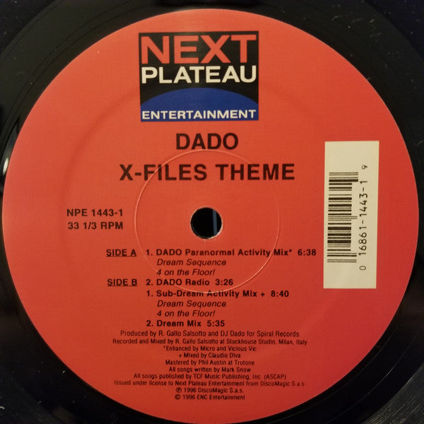 Dado* : X-Files Theme (12")