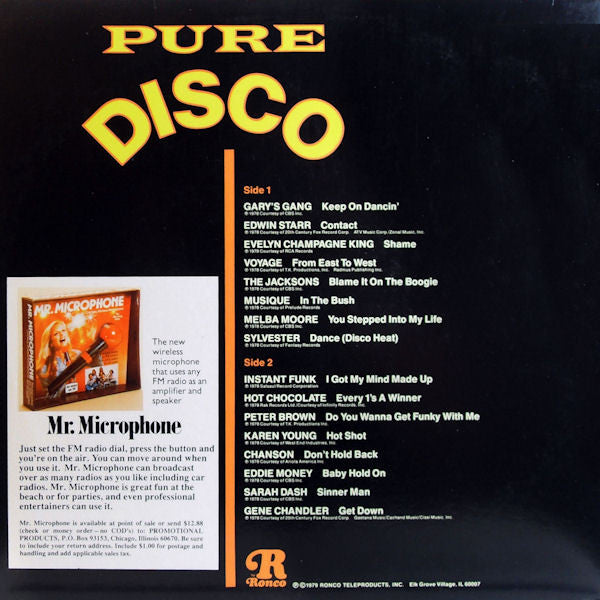 Various : Pure Disco (LP, Comp)
