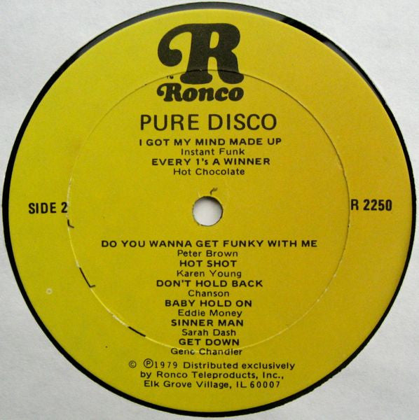 Various : Pure Disco (LP, Comp)
