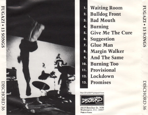 Fugazi : 13 Songs (CD, Comp, RE, MAY)