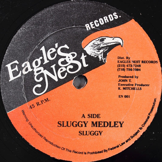 Sluggy* / Sleepy Wonder : Sluggy Medley / Wonder Strikes Again (12")