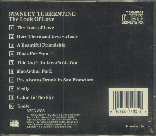 Stanley Turrentine : The Look Of Love (CD, Album, RE)