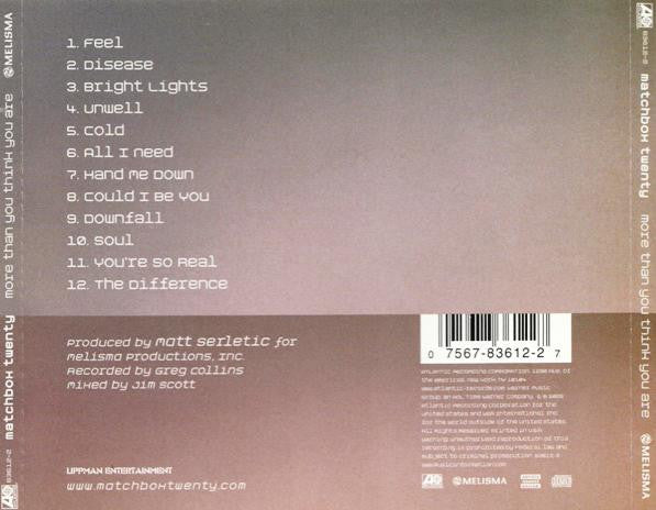 Matchbox Twenty : More Than You Think You Are (CD, Album, RP, Son)