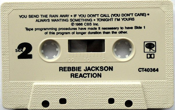 Rebbie Jackson : Reaction (Cass, Album)