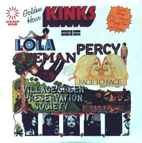The Kinks : Lola, Percy & The Apemen Come Face To Face With The Village Green Preservation Society... Something Else (2xLP, Comp)