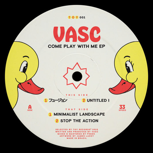 Vasc : Come Play With Me EP (12", EP, Ltd)