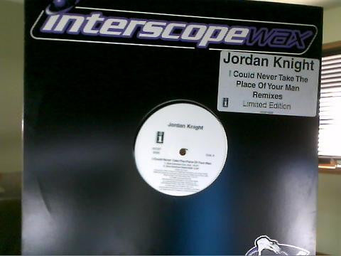 Jordan Knight : I Could Never Take The Place Of Your Man (Remixes) (12", Ltd, Promo)