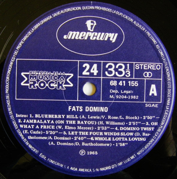 Fats Domino : Fats Domino (LP, Album, Comp)
