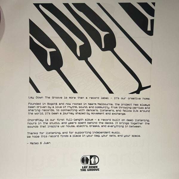 Lay Down The Groove : Chordplay (12", EP)