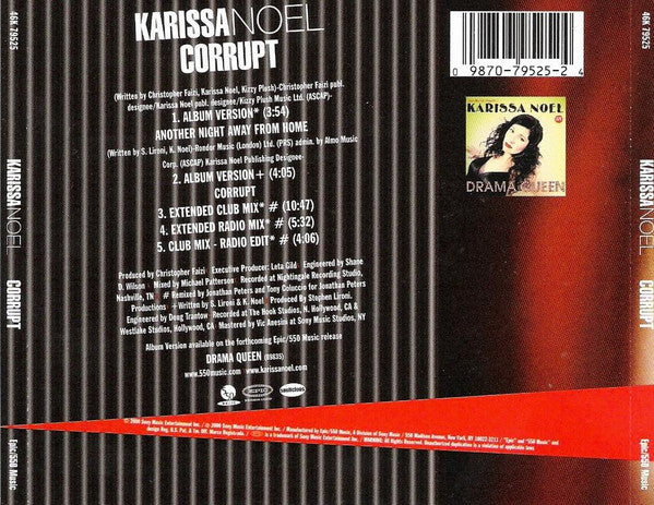Karissa Noel : Corrupt (CD, Maxi)